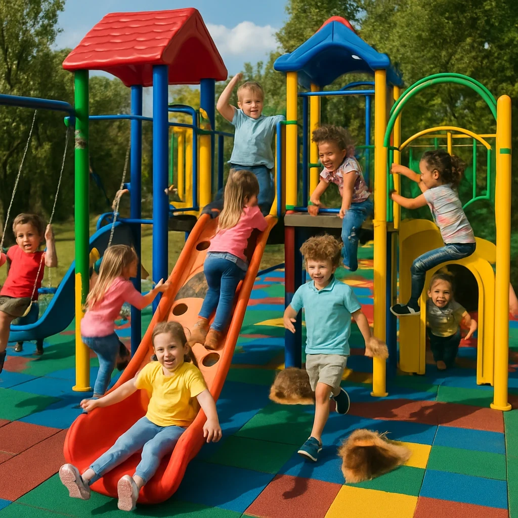 Jakie są normy dla placów zabaw?