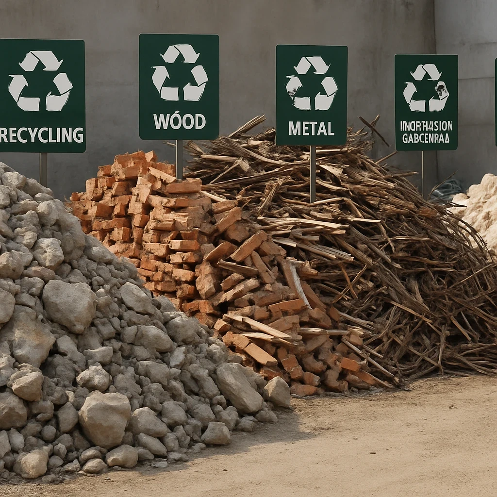 Czy odpady budowlane podlegają recyklingowI?